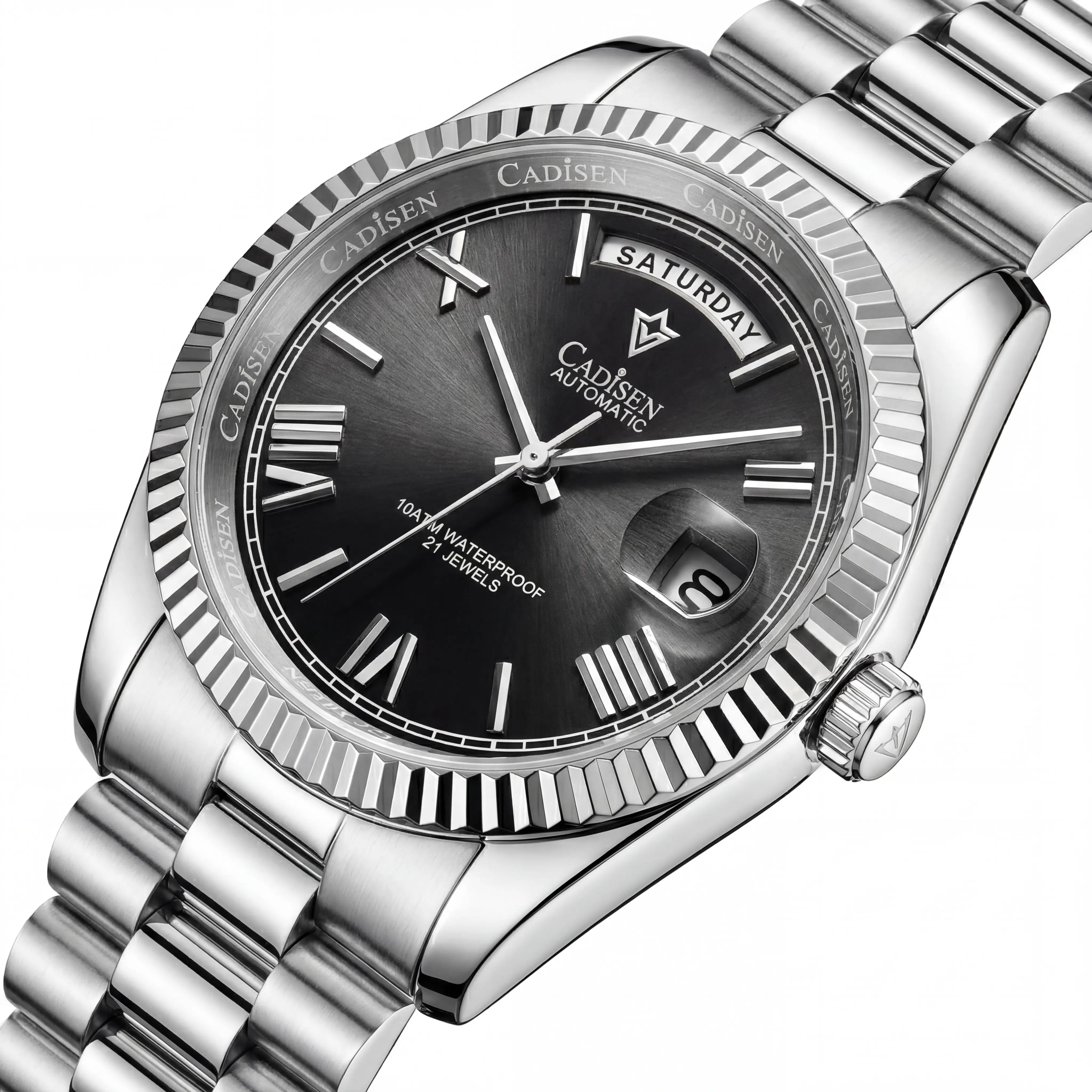 Raxton Grand Sovereign | Silver Fluted Onyx