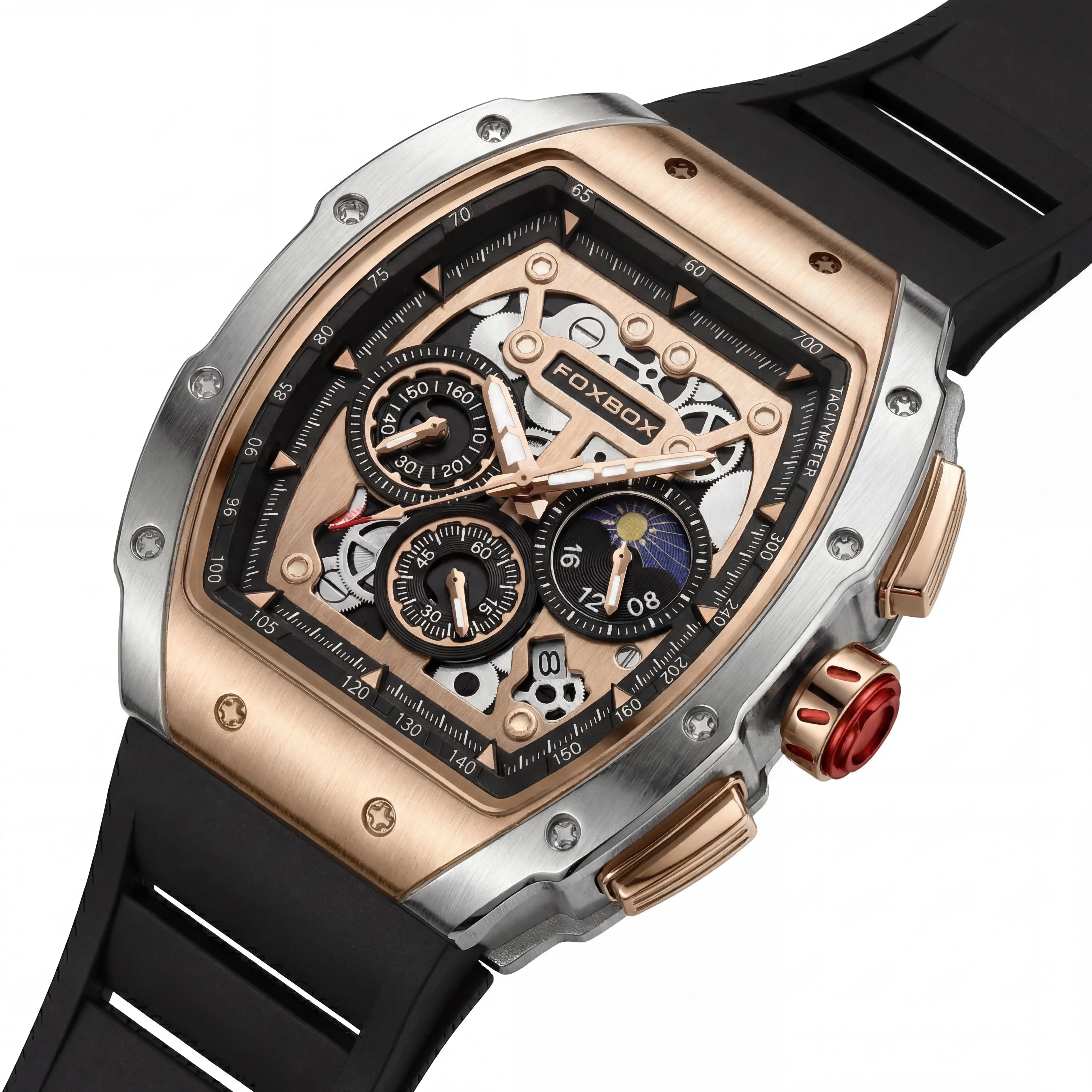 Raxton Eclipse Dusk | Rose Gold Moon Skeleton