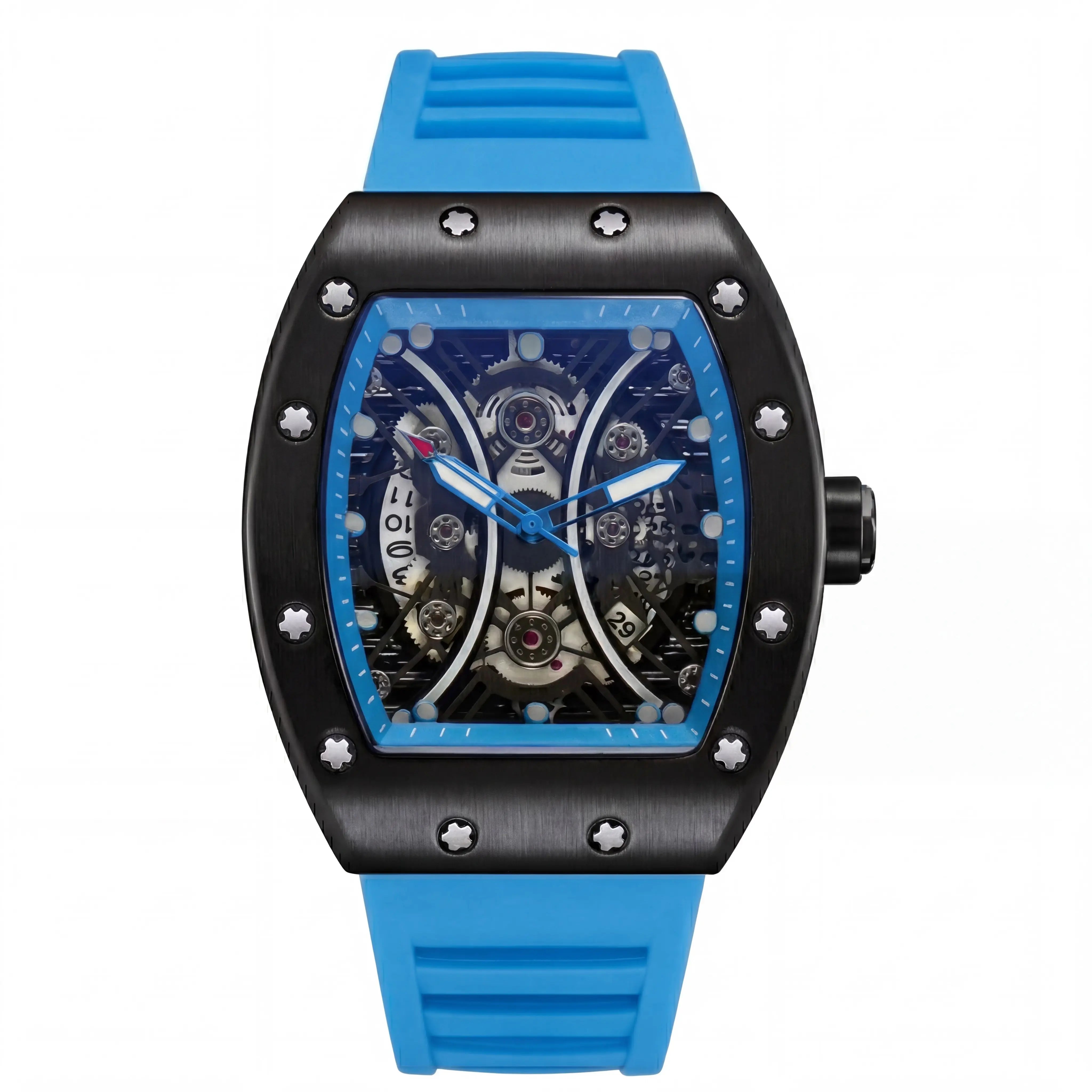 Raxton Velocity X Pro | Black & Electric Blue Skeleton