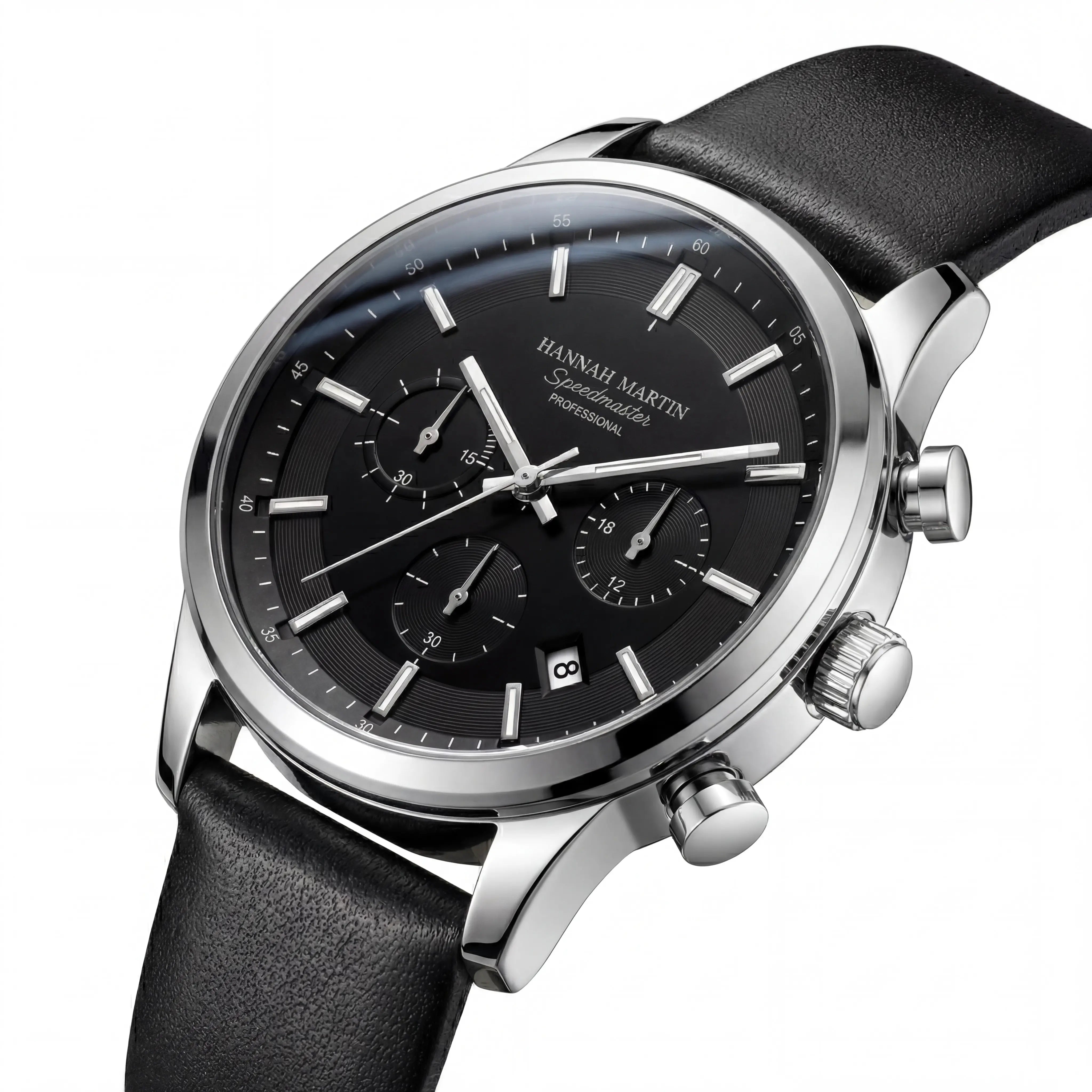 Raxton Chronograph | Executive Silver Black